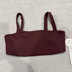 VUORI Evolve Square Neck Bra FIG Size Medium NWT